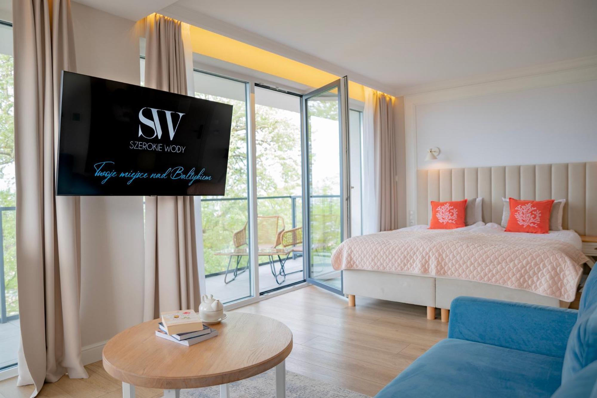 Hotel Szerokie Wody Sea & Sand ウストカ エクステリア 写真